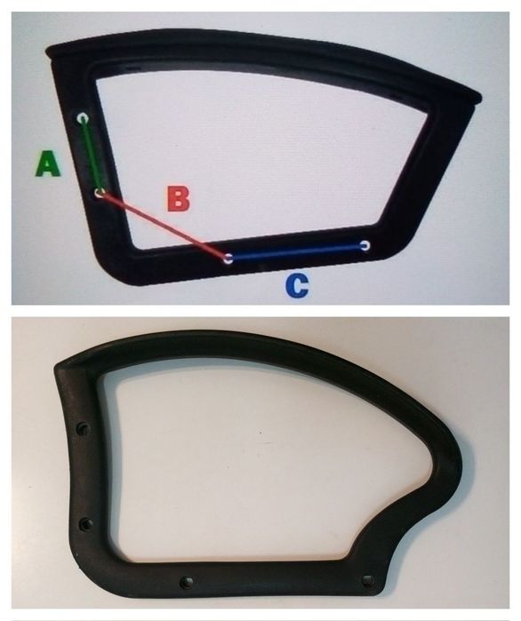 Stea+cilindru piston/telescop+manere+rotile scaun birou