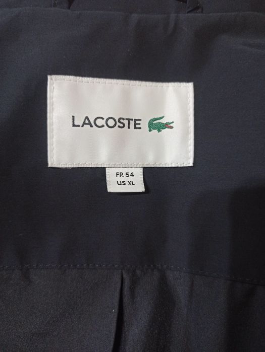 Мужской тренч плащ Lacoste
