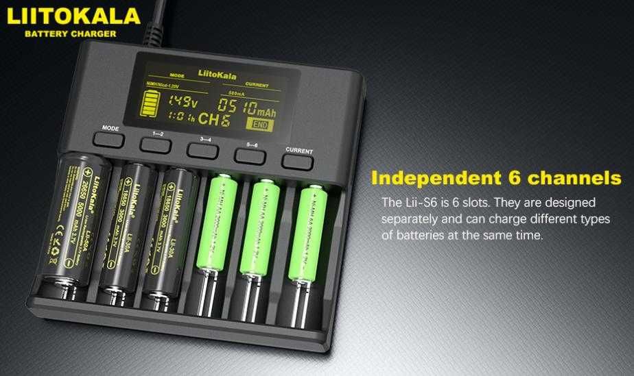 Презареждане на Батерии Liitokala Lii-402 Lii-S4 Lii-500 Lii-S6 Lii-S8