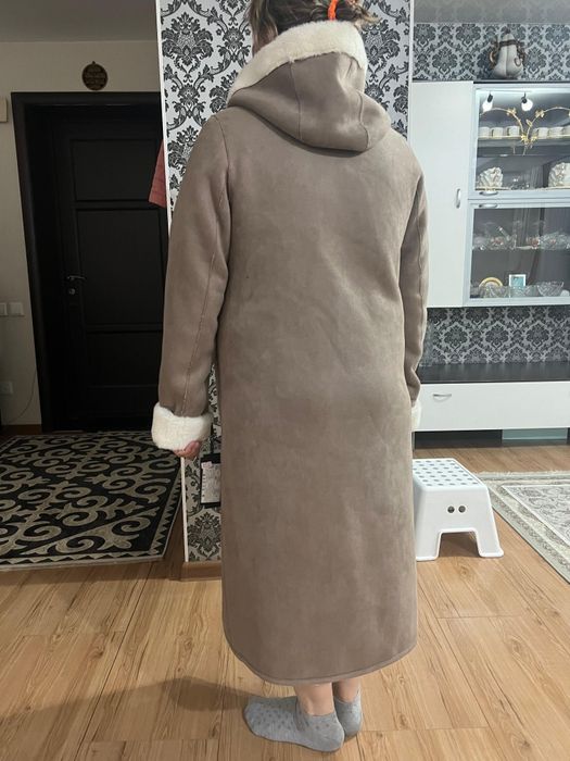 Двухсторонняя альпака дублёнка