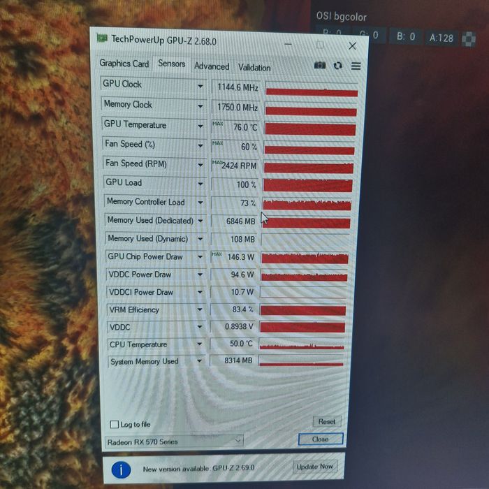 Rx570 8gb phantom GXR