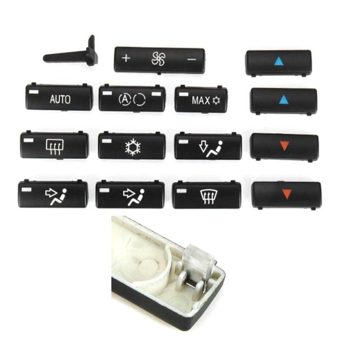 Комплект бутони за климатик климатроник BMW 5-series X5 E53 E39