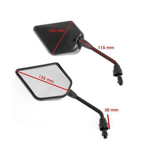 Огледала за мотор Ф8/Ф10мм 2бр/к-т-37047