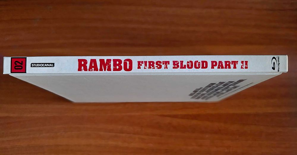 Vand blu-ray Rambo 2 digibook cu subtitrare in romana si dublaj in maghiara, RARITATE