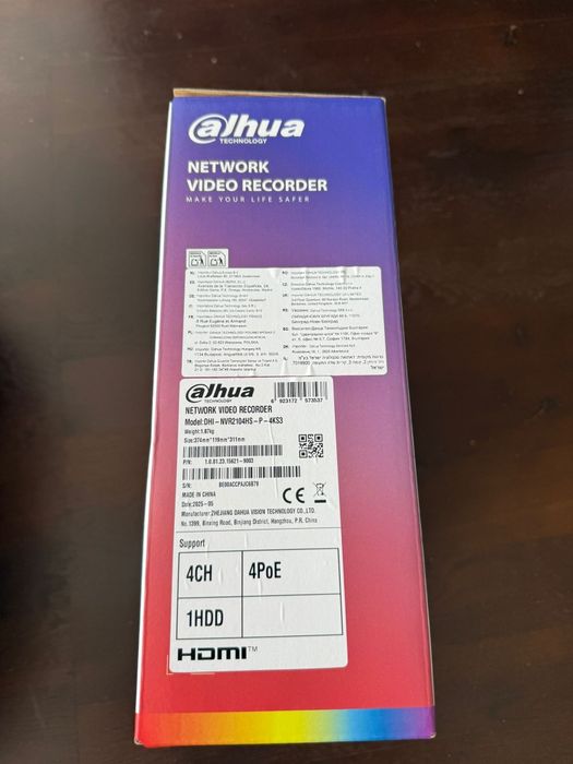 NVR 4 canale Dahua NVR2104HS-4KS3 Sigilat