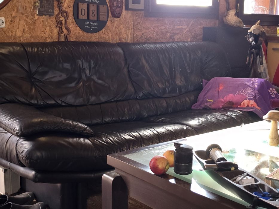 Холова Гарнитура естествена кожа