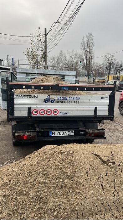 Nisip direct din balastiera 0-4mm