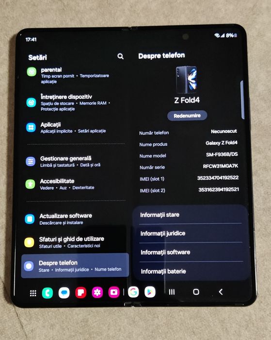 Samsung Z Fold4,impecabil.