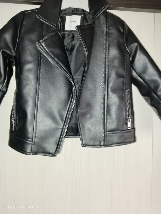 Кожено, дънково яке, блузки 110/116, и 98/104