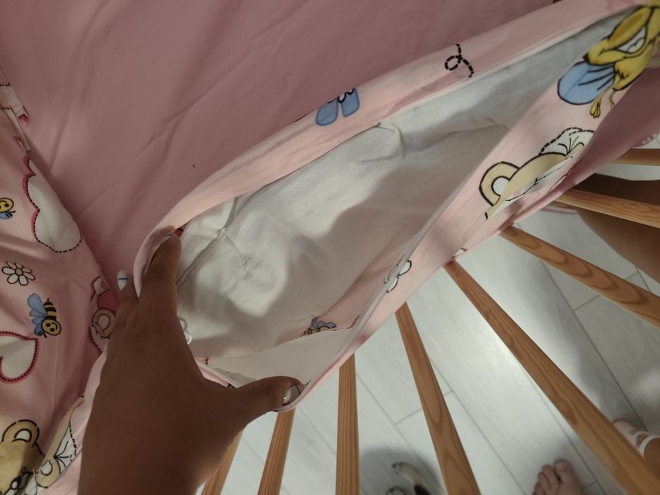 Обиколници с връзки и цип за легло 120/60