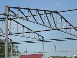 Прогон ферма металлоконструкции Навес