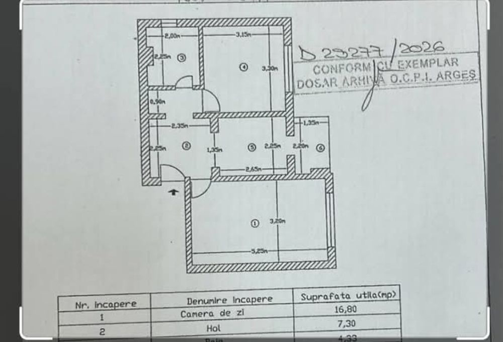 Apartament 2 camere decomandat 48mp Rate Proprietar Mioveni