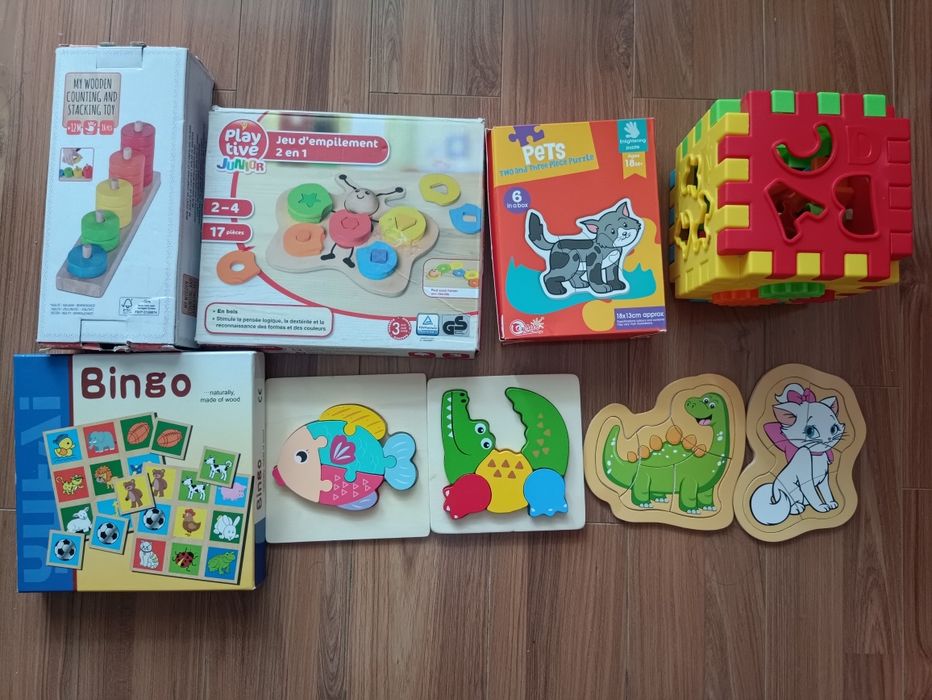 Jucarii 1-2-3+ ani (interactive+ educationale + craft + senzoriale + muzicale + puzzle)