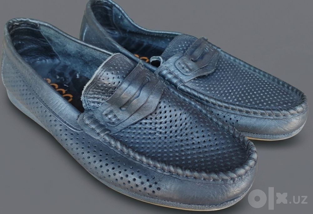 Мокасины ECCO Perforated Leather