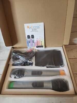 Караоке Микрофоны fifine k036 оригинал (беспроводные) с усилителем.