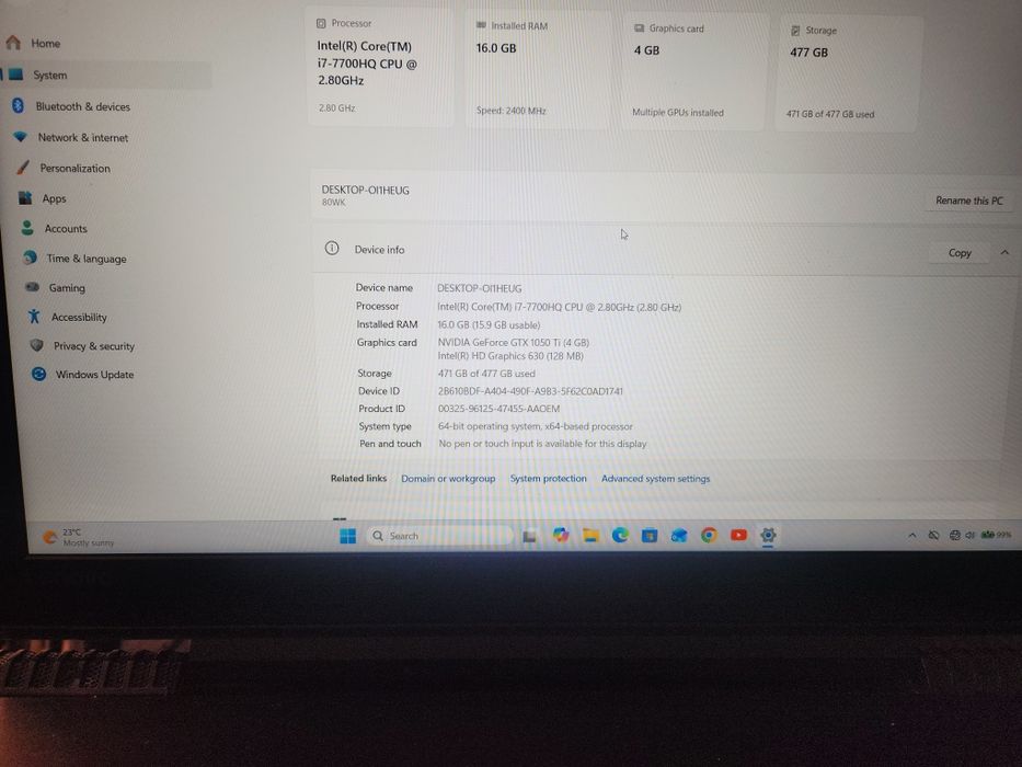 Lenovo legion y520 15ikbn