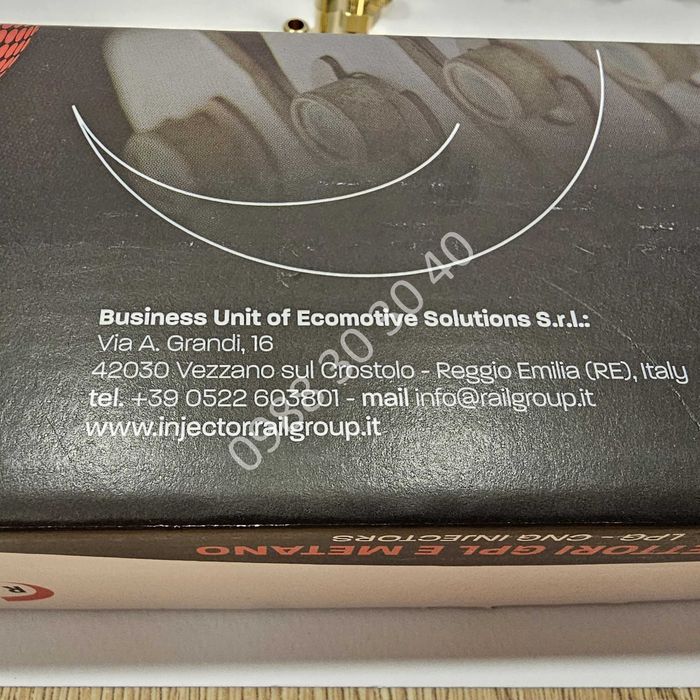 Нови! Италиански инжектори Rail 2 Ohm  4 цил. + филтър gazov injekcion