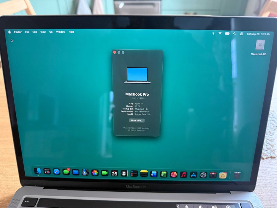 MacBook Pro 13 - inch, 2020, M1, Touch Bar, 512 GB, 16 GB RAM — миниатюра 7