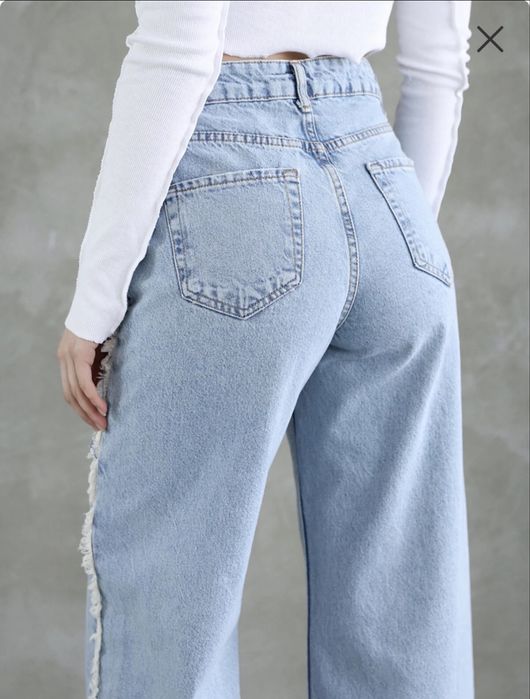 Светло сини дънки, размер 34