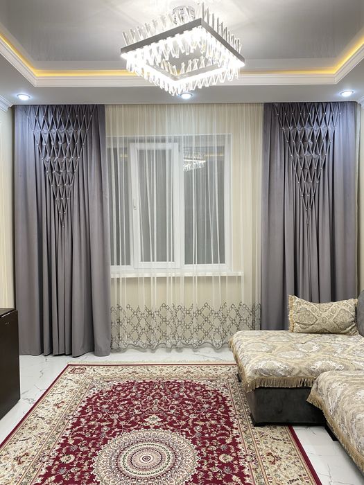 Шторы замер установка