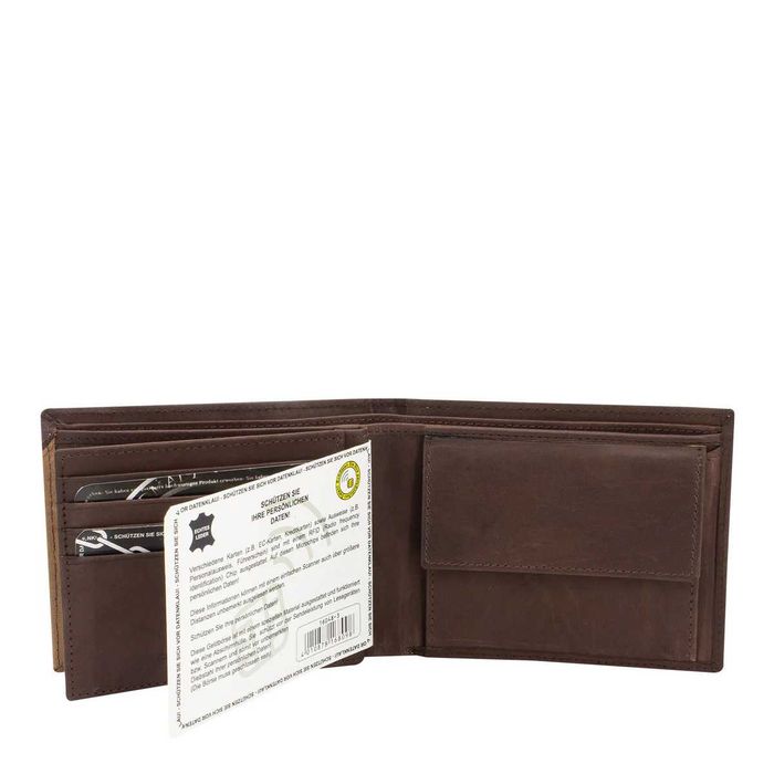 Кожен портфейл Gilmers на Friedrich с RFID защита