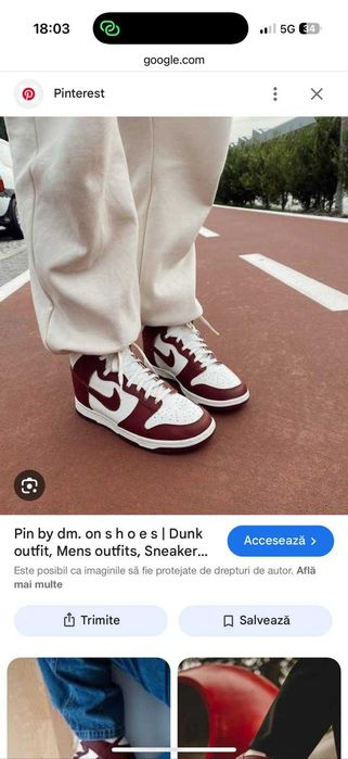 Adidasi nike dunk marimea 36,5