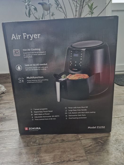 Airfryer friteuza cu aer cald cuptor