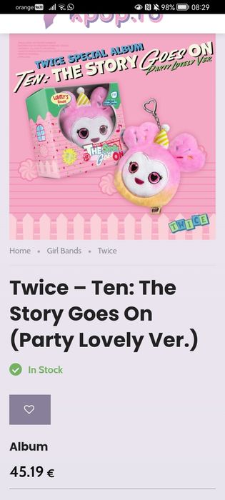 Album aniversar kpop trupa Twice nou