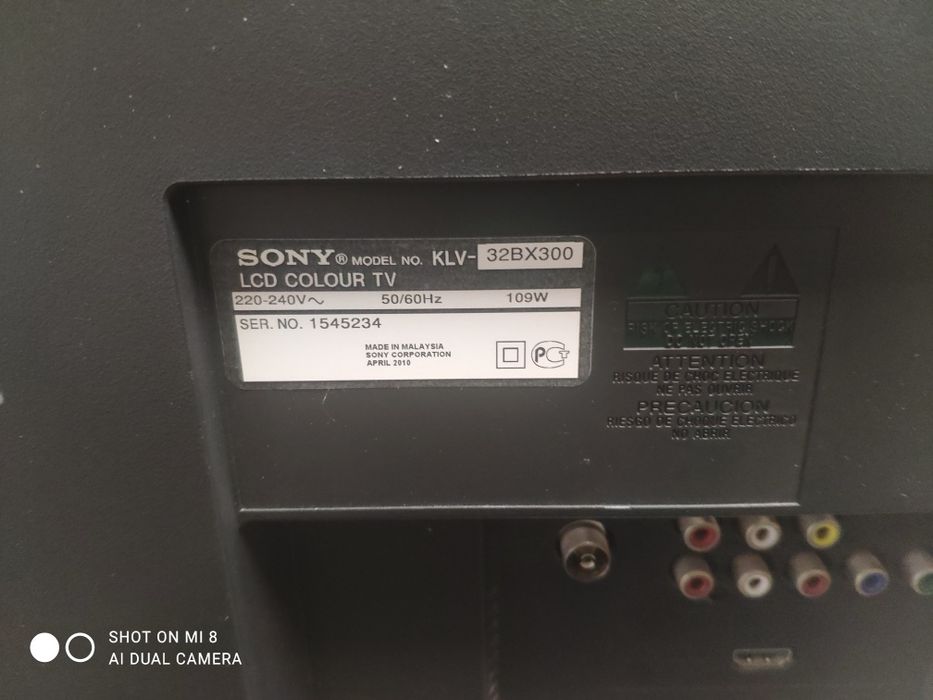 Телевизор Sony Bravia на запчасти