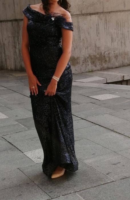 Официална рокля паети, абитуриентска