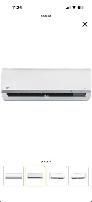 Asr conditionat beko 9000 btu  alb