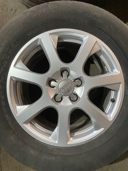Set jante aliaj originale 235/65 R17 E8Jx17 H2 ET39 pentru Audi Q5 8R