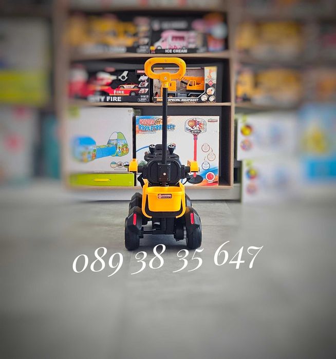 ТОП ЦЕНА!НОВО!Aкумулаторен багер Bumblebee с 6V батерия,USB