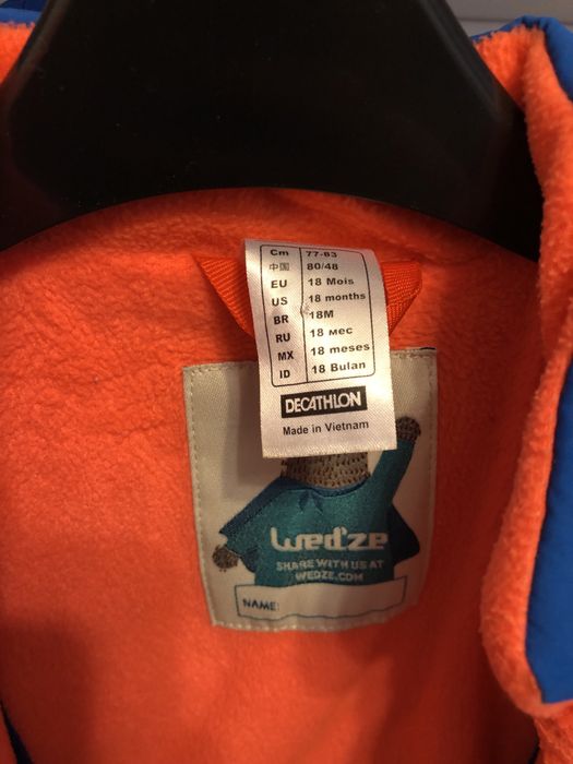 Combinezon Decathlon, marimea 18 luni