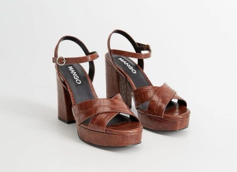 Сандали на платформа Mango/Манго