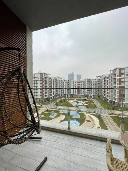 Шайхантахур р-н ЖК Гарденс на: Ташкент сити  3/6/8 91м2 евро ремонт