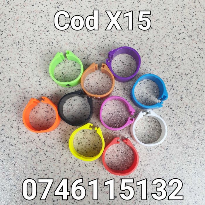 Pasari Domestice – Pasari Fazani Cocosi Gaini Rate Porumbei King Pui – CLEME de 14mm – X15