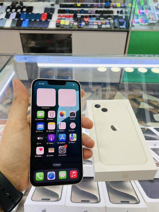 iPhone 13  128 gb white yengide 4 sikl