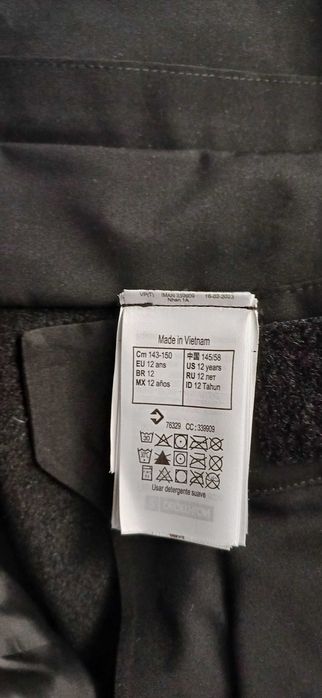 Pantaloni schi negri - 12 ani