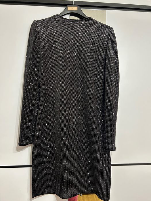 Rochie neagră cu sclipici