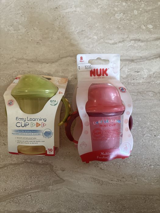 Nuk прехофни чаши с твърд накрайник+ подарък