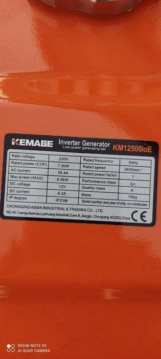 Dvijok generator invektor uy va ishxona uchun   Generator 8.0 KW
