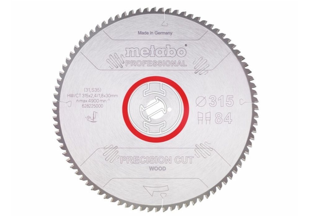 Metabo panza circular 315 x 30 mm | numar dinti: 84 buc , noua