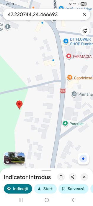 Teren 27 ari pozitie 61/1 Dumitra aproape de primarie
