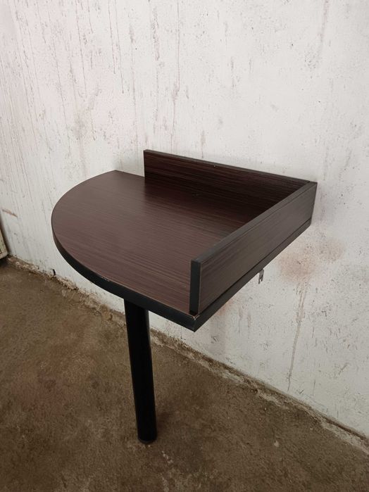 Помощна маса от ПДЧ, цвят венге