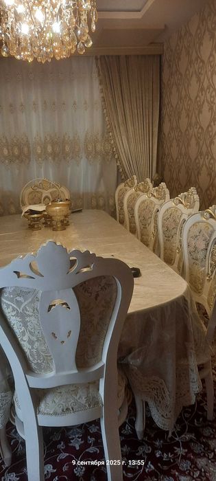 Срочно 12 кишилик стол стул сотилади