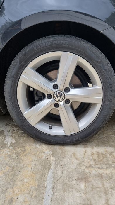 Set jante aliaj originale VW Passat B7 - R17 5x112 - Anvelope vară