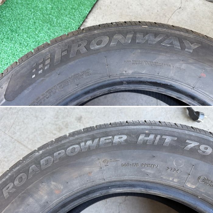 4бр. КАТО НОВИ Всесезонни Гуми С Борд 265/60R/18 -FRONWAY- DOT:2724- 7.5мм.