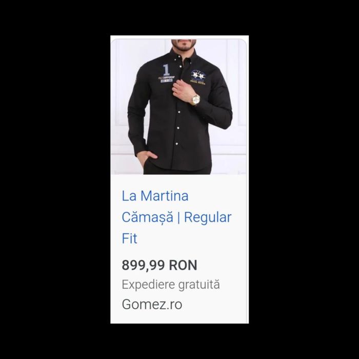 Cămașă La Martina Polo L nu Tommy Hilfiger Gant Lacoste