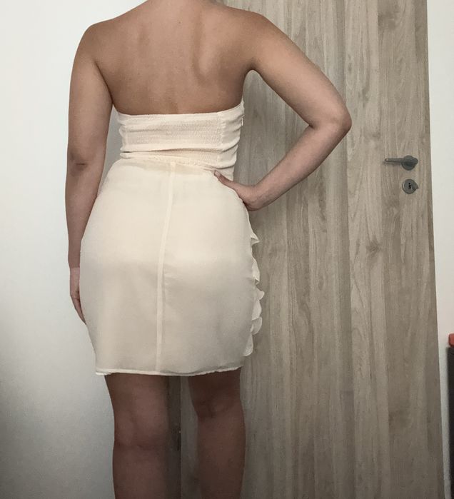 Rochie de ocazie VILA roz pudrata marimea S